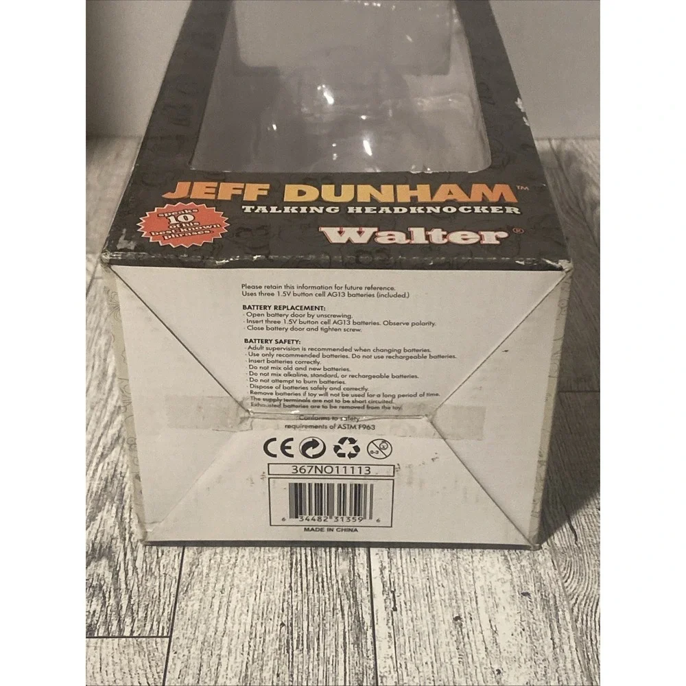 Jeff Dunham Walter Talking Headknocker Bobblehead OPEN BOX NEW BATTERIES